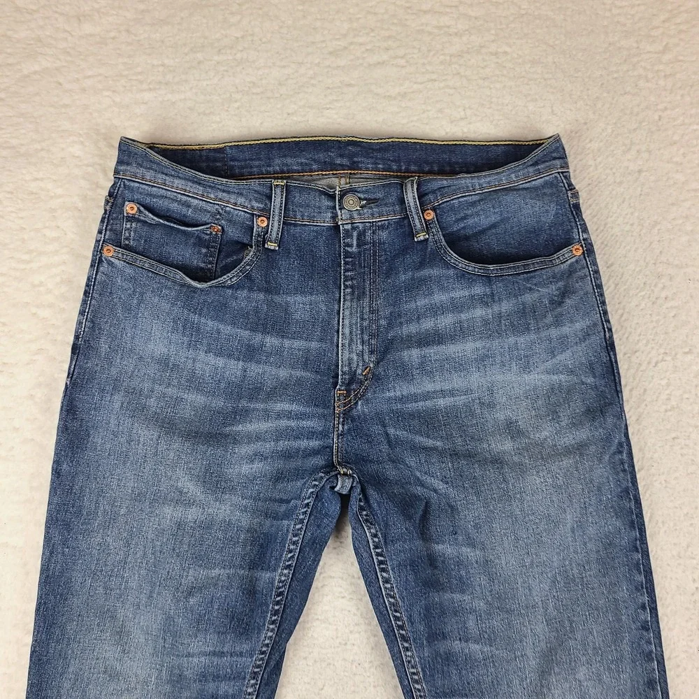 Levi's 559 Jeans Mens 36x30 Blue Relaxed Straight Leg Dark Wash Denim